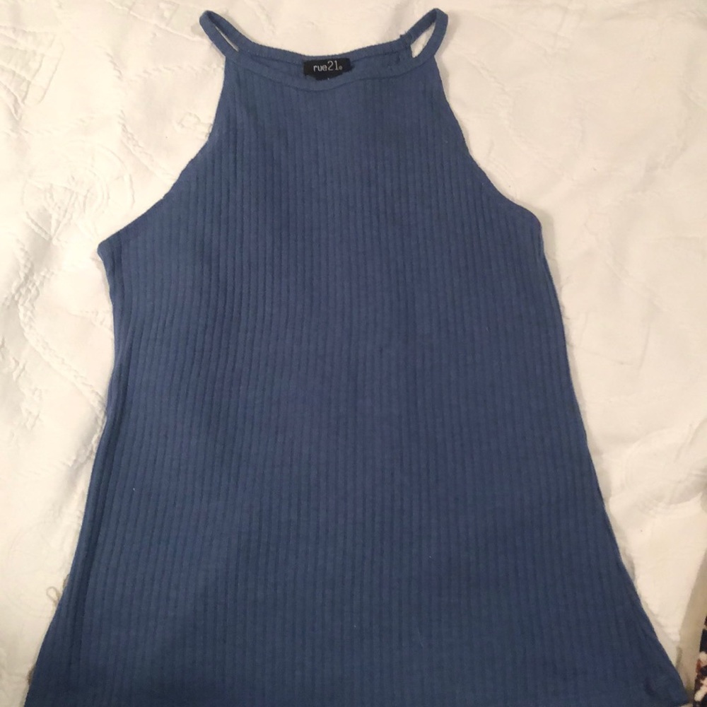 Blue tank top